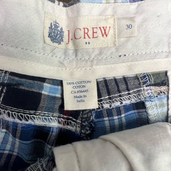 JCrew shorts.  Plaid - Picture 3 of 3
